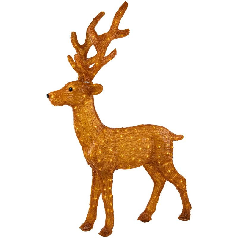 Northlight LED Lighted Commercial Grade Acrylic Reindeer Outdoor Christmas Decoration - 46", 3 of 8