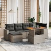 vidaXL Garden Sofa Set Grey - 2 of 4