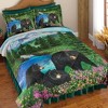 Collections Etc Bear Mountain Scene 3-Piece Comforter Set - image 2 of 3