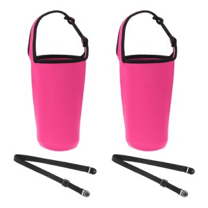 Unique Bargains Reusable Neoprene Insulated Waterproof Coffee Tumbler Carrier Holder 2 Pcs - 1 of 4