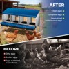 Chicken Nesting Boxes, 4 Compartment Metal Roll Away Nest Box for Chicken and Poultry to Collect Eggs, Chicken Laying Box for Chicken Coop - 4 of 4