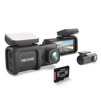 Rexing DT2 Dual Channel 1080p Front and Rear  Dash Cam