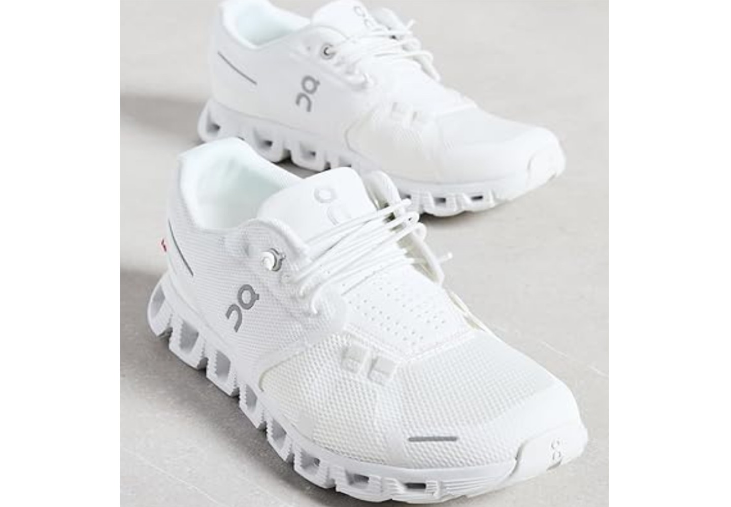 Женские кроссовки ON SHOES On Cloud 5 Sneakers Running Shoes White/White, Size 7 — фото 3