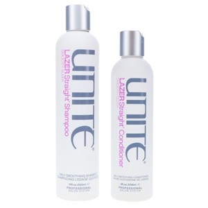 UNITE Hair Lazer Straight Shampoo 10 oz & Lazer Straight Conditioner 8 oz Combo Pack - 1 of 4