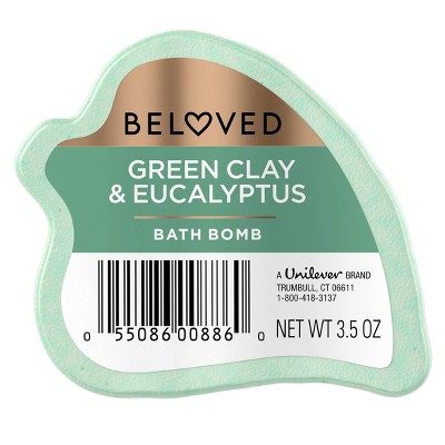 Beloved Green Clay and Eucalyptus Bath Bomb – 3.5oz