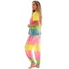 Just Love Womens Pajama Jogger Pant Set  Unique Buffalo Plaid & Tie Dye Sleepwear - 2 of 3