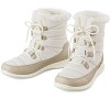 Collections Etc Lace-up Warm Totes Boots - 4 of 4