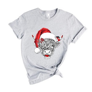 Simply Sage Market Women's Christmas Heifer Short Sleeve Graphic Tee - 1 of 4