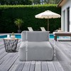 BDELITE Outdoor Couch Sofa, Foam Filling Sunbed Water-Resistant  for Outside-35.5*35.5*26.5 Inch - 2 of 4