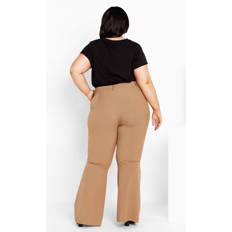 Women's Plus Size Sloane Pant - caramel | CITY CHIC, 4 of 8
