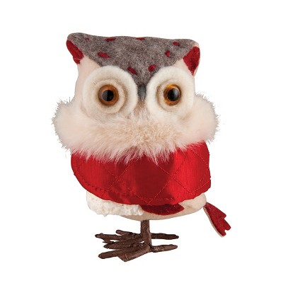 Gallerie II Santa Suit Owl Figure