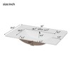 Mshliw 30 Inch Wall Mounted Bathroom Vanity with Sink, Modern Storage Cabinet with 2 Soft Close Doors, Ceramic Basin with 3 Faucet Holes - 4 of 4