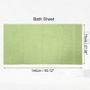 Unique Bargains Soft Absorbent Cotton Bath Towel for Bathroom kitchen Shower Towel 1 Pcs - 4 of 4