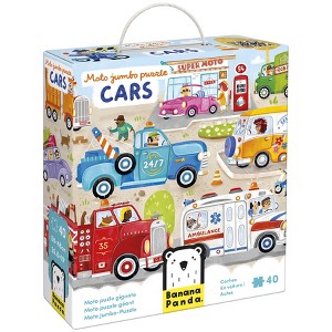 Banana Panda Moto Jumbo Puzzle Cars, 3+ Years - 1 of 3
