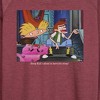 Women's - Hey Arnold! - Stoop Kid Lightweight French Terry Wide Neck Long Sleeve Shirt - 2 of 4