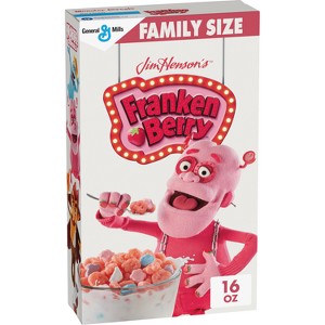 Franken Berry Family Size Cereal - 16oz - General Mills - Halloween - 1 of 4