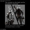 Bandai - Bandai Hobby - Star Wars - 1/12 The Mandalorian (Beskar Armor) Silver Coating Version Model Kit - 4 of 4