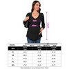Women’s Maternity Shirts Long Sleeve Pregnancy Tops for Women Casual V Neck Tunic Blouse Clothes with Button - 3 of 4