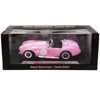 1965 Shelby Cobra 427 S/C Pink with White Stripes & Printed Signature on the Trunk 1/18 Diecast Model Car by Shelby Collectibles - 3 of 3