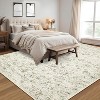 Washable Vintage Rug – Non-Slip, Distressed Area Rug for Living Room, Bedroom, Office - 3 of 4