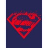 Superman Ripped Logo Boy's Navy T-shirt - 2 of 3
