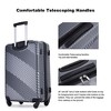 3 Piece Luggage Sets, Lightweight Suitcase With 2 Hooks And 360 Degree Spinner Wheels For Men Women (20in/24in/28in) - 3 of 4