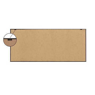 Bright Gold Framed Joshua Tree Desert Landscape Canvas Art, 18x40