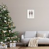 Stupell Industries Minimal Winter Snow Shoes Black Framed Giclee Art - 2 of 4
