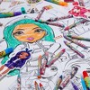 Rainbow High Coloring Art Set for Kids with Stickers and Stampers, 150+ Pieces - 4 of 4