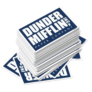 The Office Dunder Mifflin 100ct Vinyl Large Deluxe Stickers Variety Pack - 1 of 4