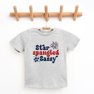 The Juniper Shop Star Spangled Firework Toddler Short Sleeve Tee - 1 of 2