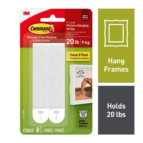 Picture Hang Solutions Picture Hangers Adhesive - 10 Pack