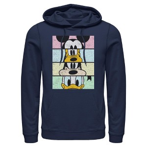 Mens Mickey & Friends Cropped Portraits Lightweight Hoodie - 1 of 4