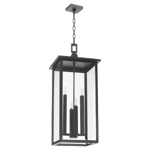 Quorum Lighting Westerly 4 - Light Pendant in  Textured Black - 1 of 1