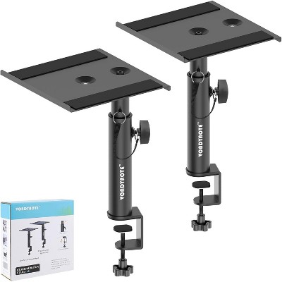 Paaaawaters Set of 2 Desktop Studio Monitor Speaker Stands Bookshelf Speaker Stands