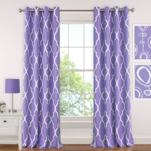 Emery Kids Blackout Window Curtain Panel - Elrene Home Fashions - 1 of 4