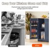 Kumasinova 53" Versatile Kitchen Island with Built-in Trash Bin Cabinet,Kitchen Cart with Drawer,Kitchen Storage with Farmhouse Design for Dining Room - 3 of 4