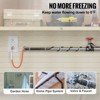 VEVOR Self-Regulating Pipe Heating Cable, 100-feet 5W/ft Heat Tape for Pipes Freeze Protection, Protects PVC Hose, Metal and Plastic Pipe - 3 of 4