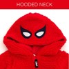 Marvel Avengers Spider-Man Baby Cozy Faux Sherling Zip Up Cosplay Coverall Newborn to Infant - 3 of 4