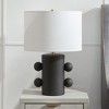 Hudson and Canal Tall Ceramic Table Lamp with Fabric Shade - 2 of 4