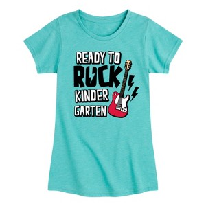 Girls' - Instant Message - Ready To Rock Kindergarten Fitted Short Sleeve Graphic T-Shirt - 1 of 4