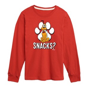 Boys' - Disney - Pluto Snacks? Long Sleeve Graphic T-Shirt - 1 of 4