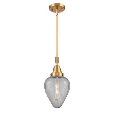 Geneseo - 1 Light Stem Hung Mini Pendant In Industrial Style-9.63 Inches Tall and 6.5 Inches Wide