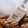 NCAA Kansas Jayhawks Stainless Steel BBQ Spatula with Bottle Opener: Grill Tool - 3 of 4