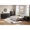 6 Drawer Dresser for Bedroom, Modern Wood Storage Dresser Organizer with Gold Metal Handles & Anti-Tipping Device for Hallway, Entryway - 3 of 4