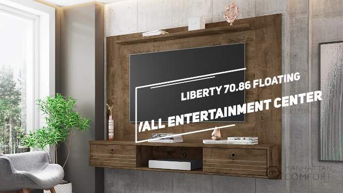 65" Liberty Floating Entertainment Center - Manhattan Comfort, 2 of 10, play video