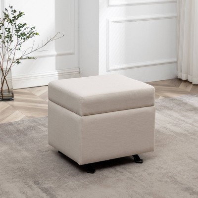 25" Wide Rectangle Gliding Ottoman - WOVENBYRD