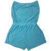 Bebe Womens' One-Piece Terrycloth Bandeau Rompers - 2 of 3