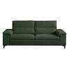 Chenille Sofa with Adjustable Armrests and Extra Thick Cushions - 4 of 4