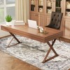HOMCOM Area Rug, Vintage Machine Washable Rug, Non-Slip Floor Carpet for Living Room, Bedroom, Dining Room, Home Office - 2 of 4